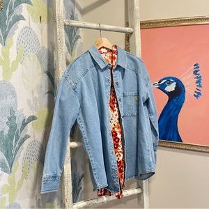Billabong X The Salty Blonde Jean Oversized Shirt/Jacket